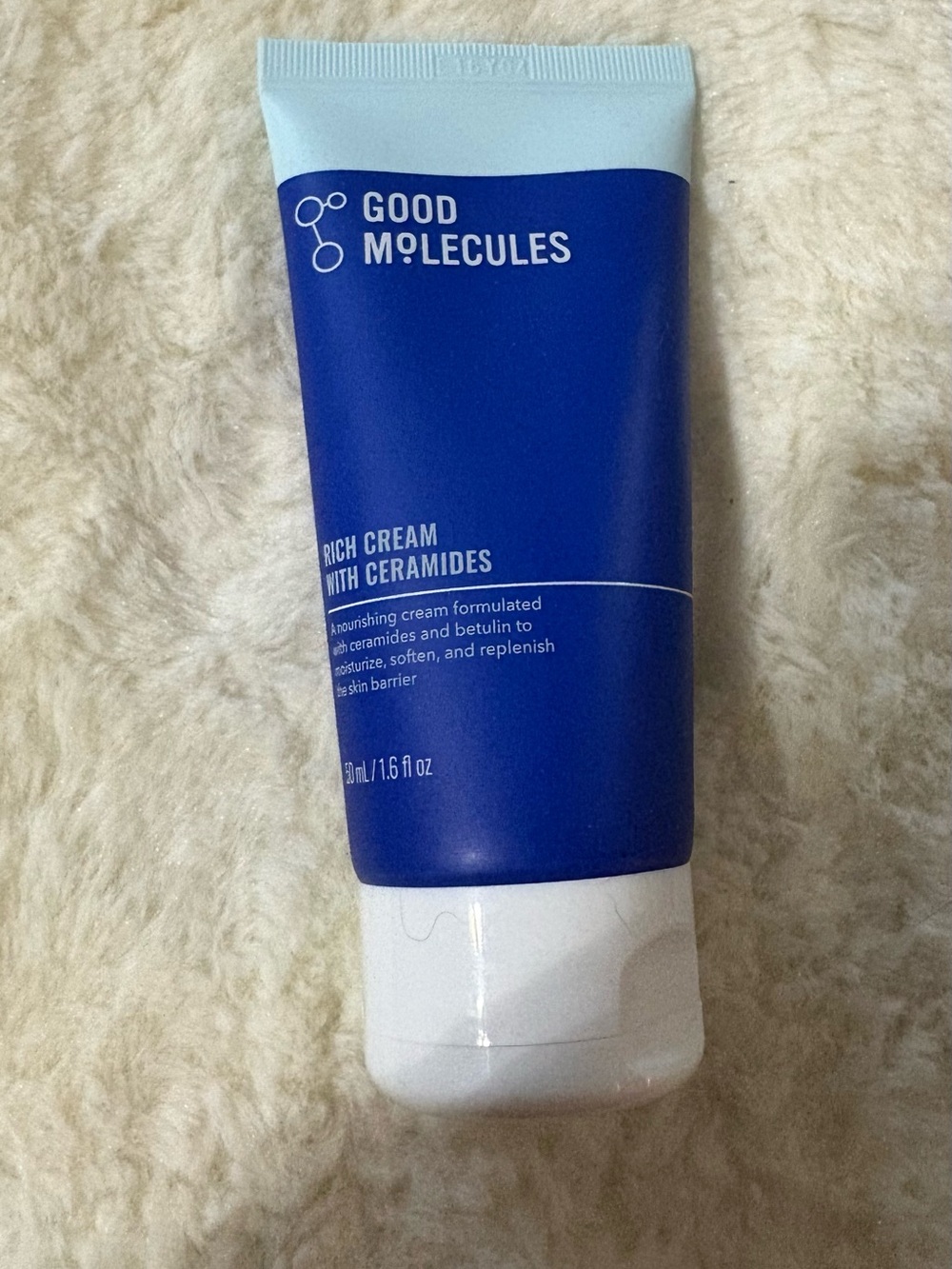 Good Molecules Rich Cream with Ceramides - Blue & White Tube